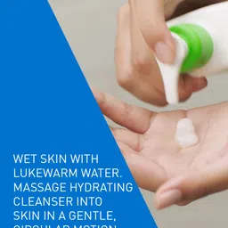 CeraVe Hydrating Cleanser with 3-Essential Ceramide & Hyaluronic Acid for Dry Skin - 236ml image 2