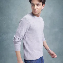 Roadster Men Pure Cotton Pullover image 5