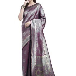 Maroosh Woven Design Zari Banarasi Saree-picture-37