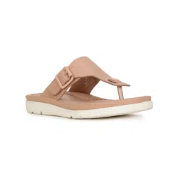 Bata Solid Pink Flats image 1