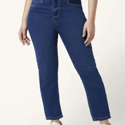 People by Pantaloons Blue Mid Rise Jeans-picture-33