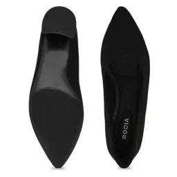 Rocia by Regal Women's Black Casual Pumps image 4