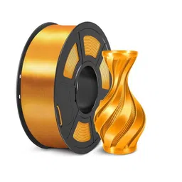 Sunlu Silk PLA+ Brass 1.75mm Filament – 1kg Spool image 1