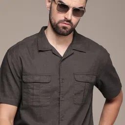 Roadster Men Solid Relaxed Opaque Cotton Casual Shirt-image-91