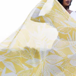 aoba EROTISSCH Women Yellow Printed Tropical Sarong image 4