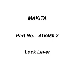 Makita Lock Lever Suitable For LS1045, Part No 416450-3-picture-44