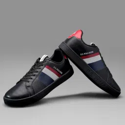 U.S. Polo Assn. Men's GLINTON 2.0 Core Black Casual Sneakers-picture-13