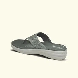 Ajanta Peep Toe Embellished Open Toe Flats image 2