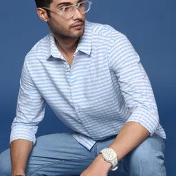 SHOWOFFFF Men Standard Slim Fit Gingham Checks Checked Casual Shirt-picture-28