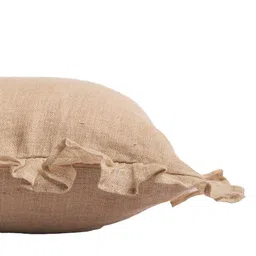 Ammorada Beige Linen Square Cushion Covers image 5