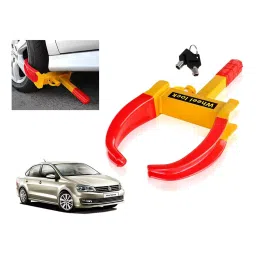Auto Pearl Claw Type Adjustable Wheel Clamp Lock for Volkswagen Vento 1.6 Trendline Petrol-image-63