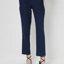 Cover Story Blue Regular Fit High Rise Pants-picture-34