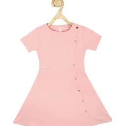 Peter England Kids Pink Regular Fit Dress-picture-35