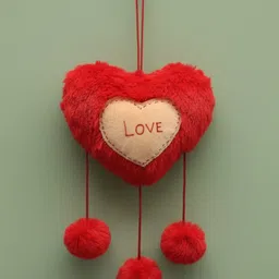 Tickles Hanging Heart with Love Soft Stuffed Plush Toy for Kids Birthday Valentine Gift Girlfriend Boyfriend (Color: Red; Size: 25 cm)-image-22