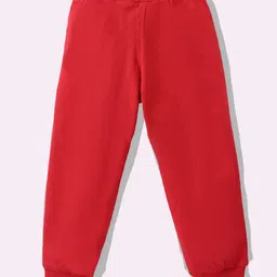 KAVEE Pure Cotton Knit Biowashed Full Length Crocodile Printed Lounge Pants - Red image 3