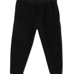 Cherry Crumble By Nitt Hyman Knit Full Sleeves Bear Embroidered Unisex Winter Night Suit Set - Black image 3