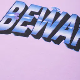 HERE&NOW Printed Drop-Shoulder Sleeves Pure Cotton T-shirt image 2