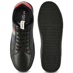 U.S. Polo Assn. Men's GLINTON 2.0 Core Black Casual Sneakers image 4