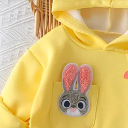 StyleCast x Revolte Girls Self Design Hooded Sweatshirt With Jogger image 2