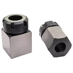 A.D INTERNATIONAL ER-32 Caliper Block Adapter with Square and Hex Shank Precision ID Ground Design Blue Color for CNC Lathe Machine, 20-CA-303 (Pack of 2) image 3