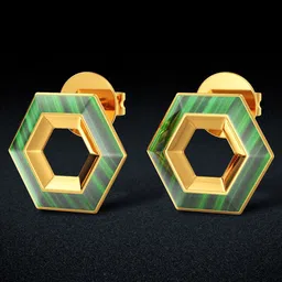 Joyalukkas Woman 22Kt Gold Stud Earring - 4.7 g-picture-26