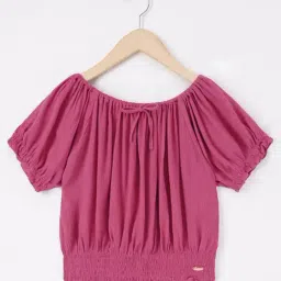 Edheads Kids Pink Cotton Regular Fit Top-picture-11