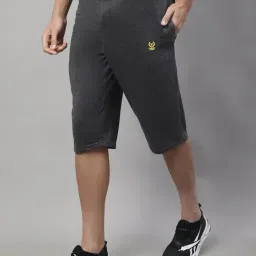 Vimal Jonney Grey Regular Fit Capris image 3