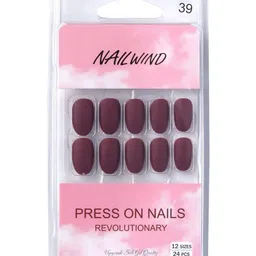 NAILWIND Set Of 24 Press On Reusable Nails - V-39 image 4