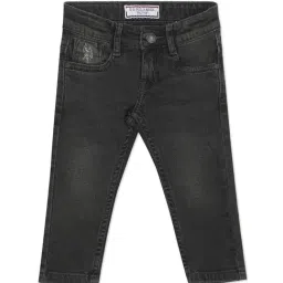 U.S. Polo Assn. Kids Dark Grey Solid Jeans-image-50
