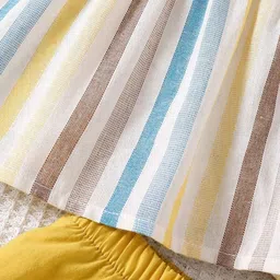 LULU & SKY Girls Striped Top with Shorts image 5