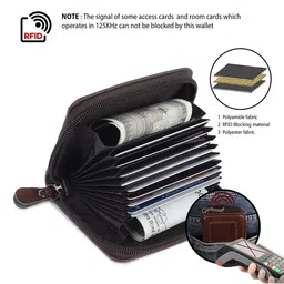 Provogue Men PU Zip Around Wallet image 5