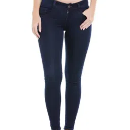 High Star Dark Blue Slim Fit Mid Rise Jeans-image-22