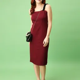 Attire Empire Print Bodycon Midi Dress image 1