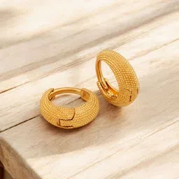 SHREE KRISHNA SHOPPING Unisex Gold-Plated Brass Earrings-picture-23