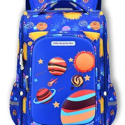 Little Surprise Box Space Planets Theme Backpack Blue - 15 Inches-picture-24