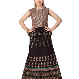 BAESD Girls Printed Ready to Wear Cotton Lehenga & Choli-picture-41