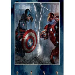 999Store Stylish Wood Wall Mount Decorative Key Holder - Red image 2