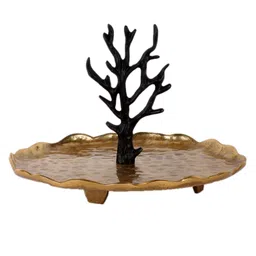 De Maison Decor 3 Leaf Decorative Tray/ Platter image 2