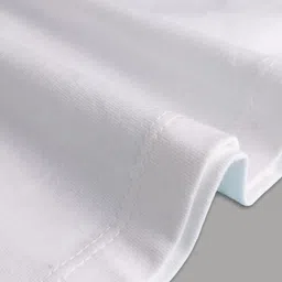 BLUSHES 100% Cotton Fathers Day Theme Half Sleeves Love You Dad Text Printed Tee - White image 5