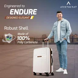 Aristocrat Atlas Textured Hard-Sided Medium Trolley Bag image 5