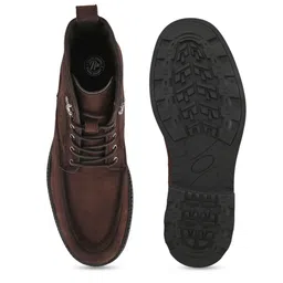 The Roadster Lifestyle Co Men Leather Lace Up Boots image 2