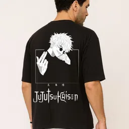 Be Crazy Men Printed Applique T-shirt-image-2