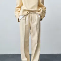 MANGO Straight Fit Pleated Trousers-picture-32