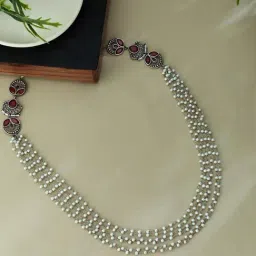 Fabindia Women Metal Long Necklace-image-61