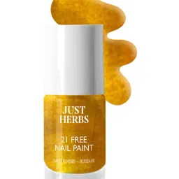 JUST HERBS 21 Free Nail Paint Gold Dust - 6 ml-image-59