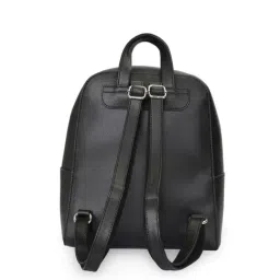 United Colors of Benetton Black Annike Textured Backpack image 3