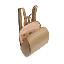 United Colors of Benetton Taupe Kaspar Textured Backpack image 5