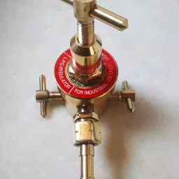 Kiran X-Ray KRLPGREG Brass Ind. LPG Gas Regulator (Yellow) image 3