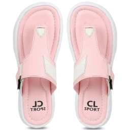 CL Sport by Carlton London Women's Pink Flip Flops-picture-2