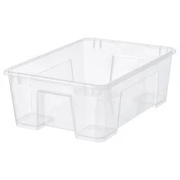 ikea samla Box, transparent, 39x28x14 cm/11 l-picture-16